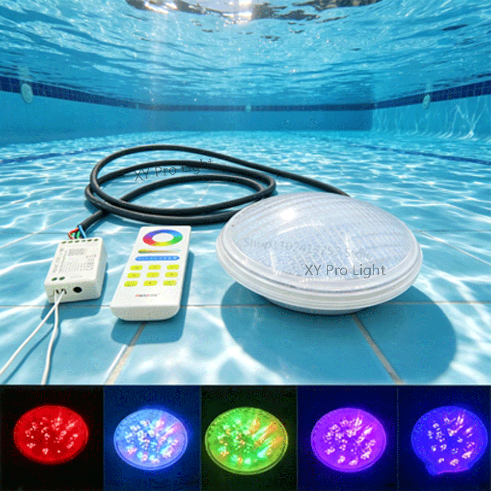 Xy Spa & Wellness - Luces Subacuáticas RGB de 45W, Lámpara