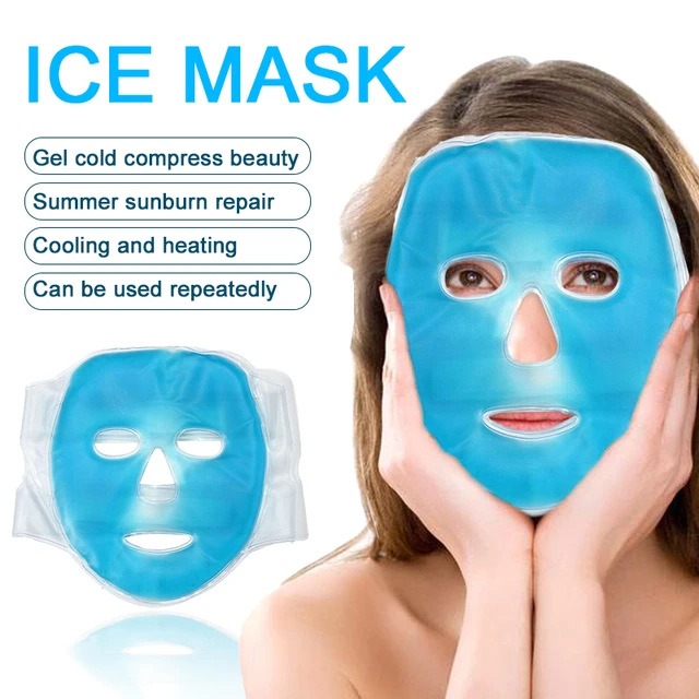 Mascarilla Facial de Gel Frío/ - Eye Mask Heated reseña y precio