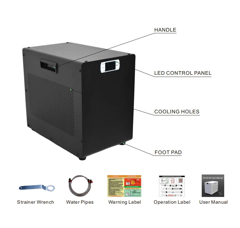 Enfriador de inmersión refrige - Xy Spa & Wellness reseña y precio