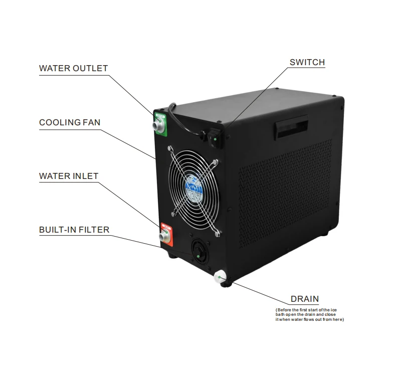 Enfriador de inmersión refrige - Xy Spa & Wellness reseña y precio